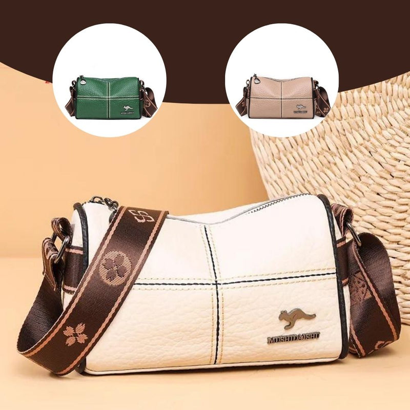 Bolsa em Couro Genuíno de Ombro Crossbody - Have