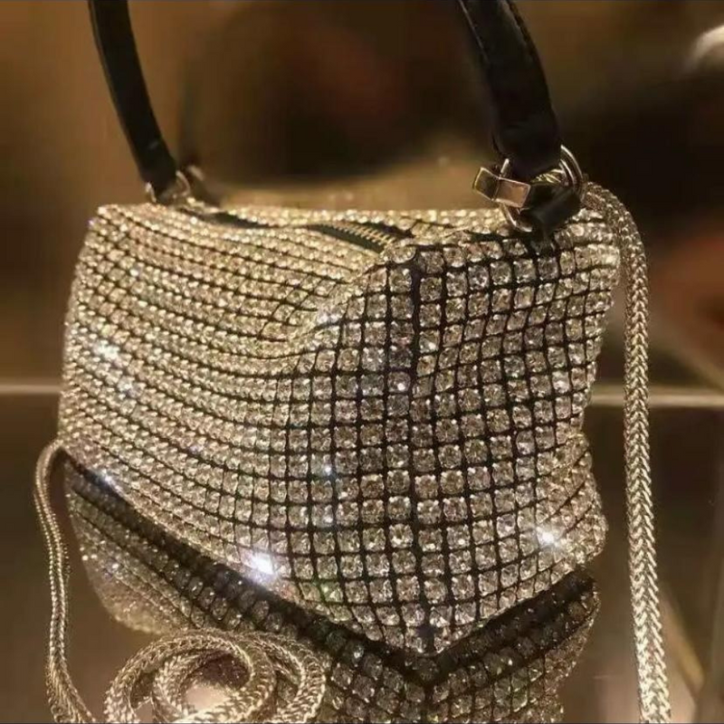 Bolsa Fronteriça Wang Chain Diamonds