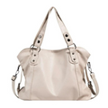 Bolsa de Ombro Grande Hobo Shopper em Couro Macio - Ladies