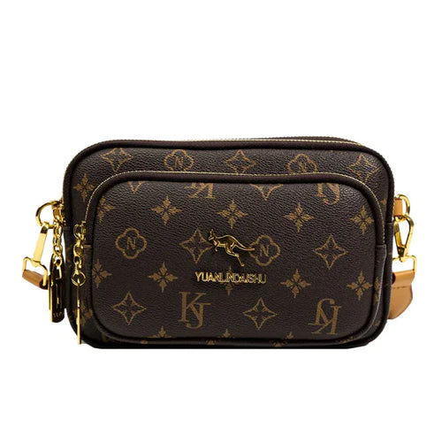 Bolsa em Couro Crossbody - Wallet