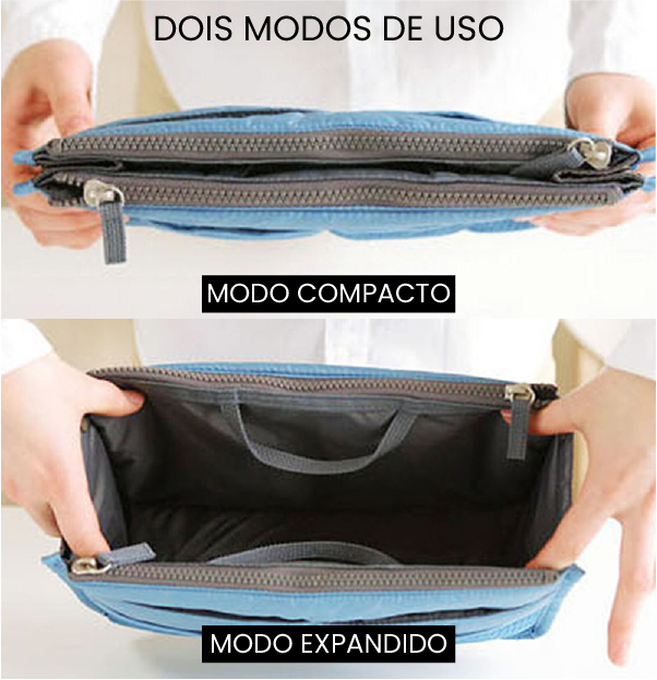 Bolsa Organizadora Resistente - Diversos Compartimentos