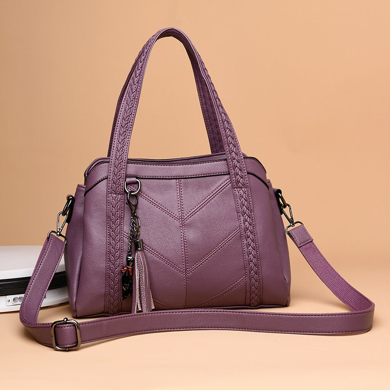 Bolsa em Couro Luxo Crossbody - Gina