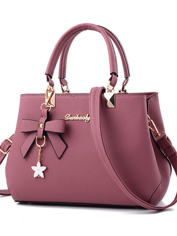 Bolsa em Couro Satchel Bag - Estrela