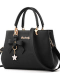 Bolsa em Couro Satchel Bag - Estrela