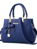 Bolsa em Couro Satchel Bag - Estrela